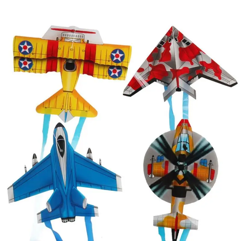 Outdoor Mini-card Ventilation Kite Insect Butterfly Plane Child Easy To Fly Teaching Kite