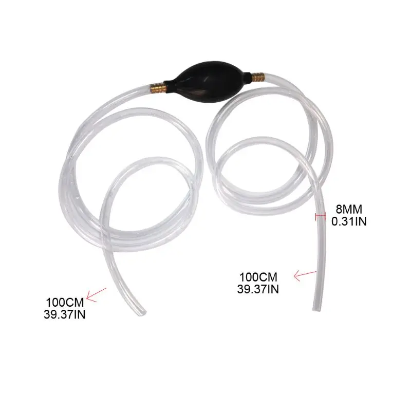 Gasoline Siphone Hose Hand Siphon Pump Petrol Water Oil Liquid Fuel Transfer liquid transfer pump fuel hose tube