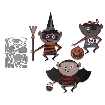 

Trick or Treater Metal Cutting Star Dies for DIY Scrapbook Cutting Die Paper Cards Embossed Decorative Craft Die Cut 2020 New
