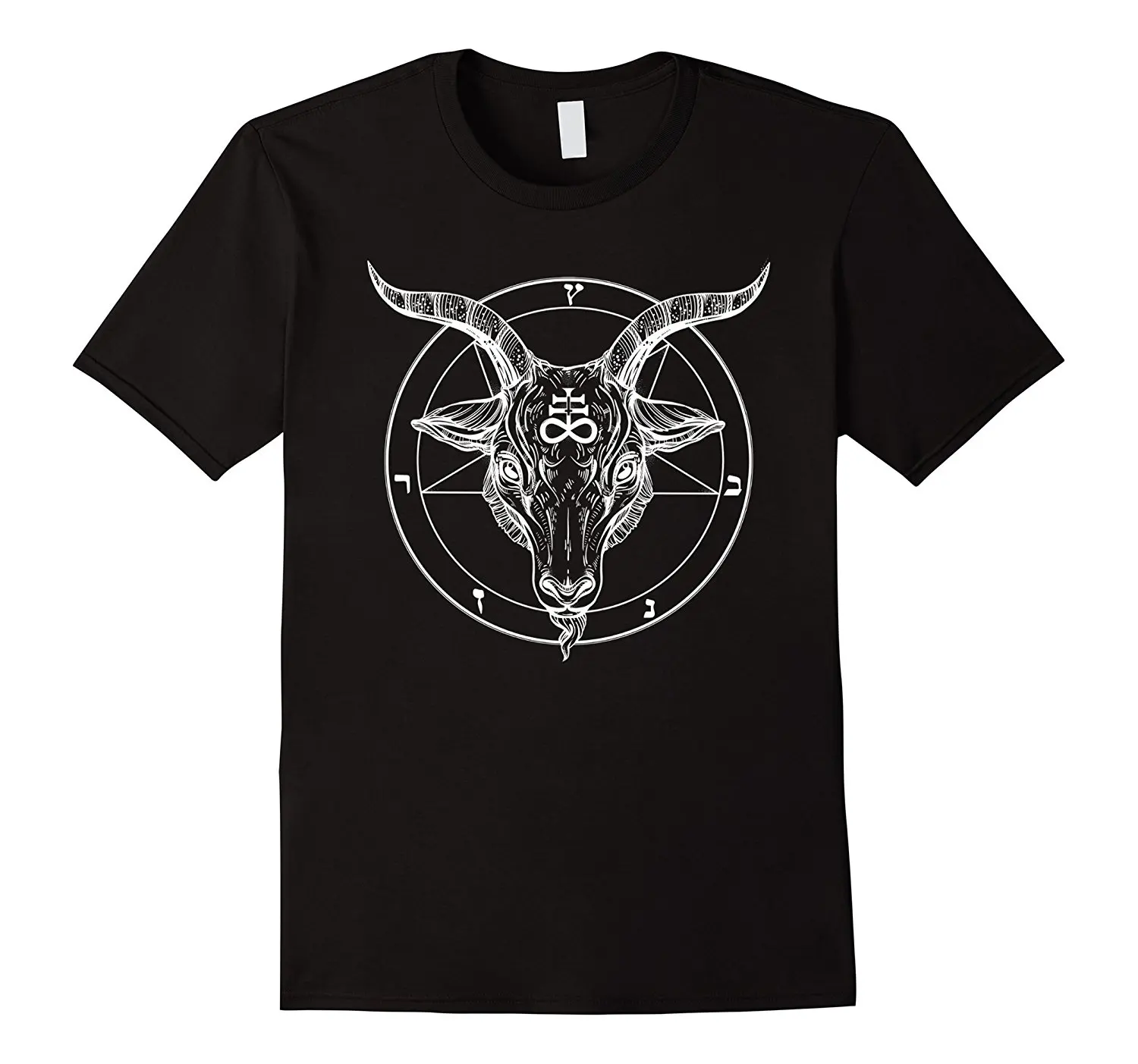 Футболка с пентаграммой Baphomet футболка изображением козла оставайтесь странными