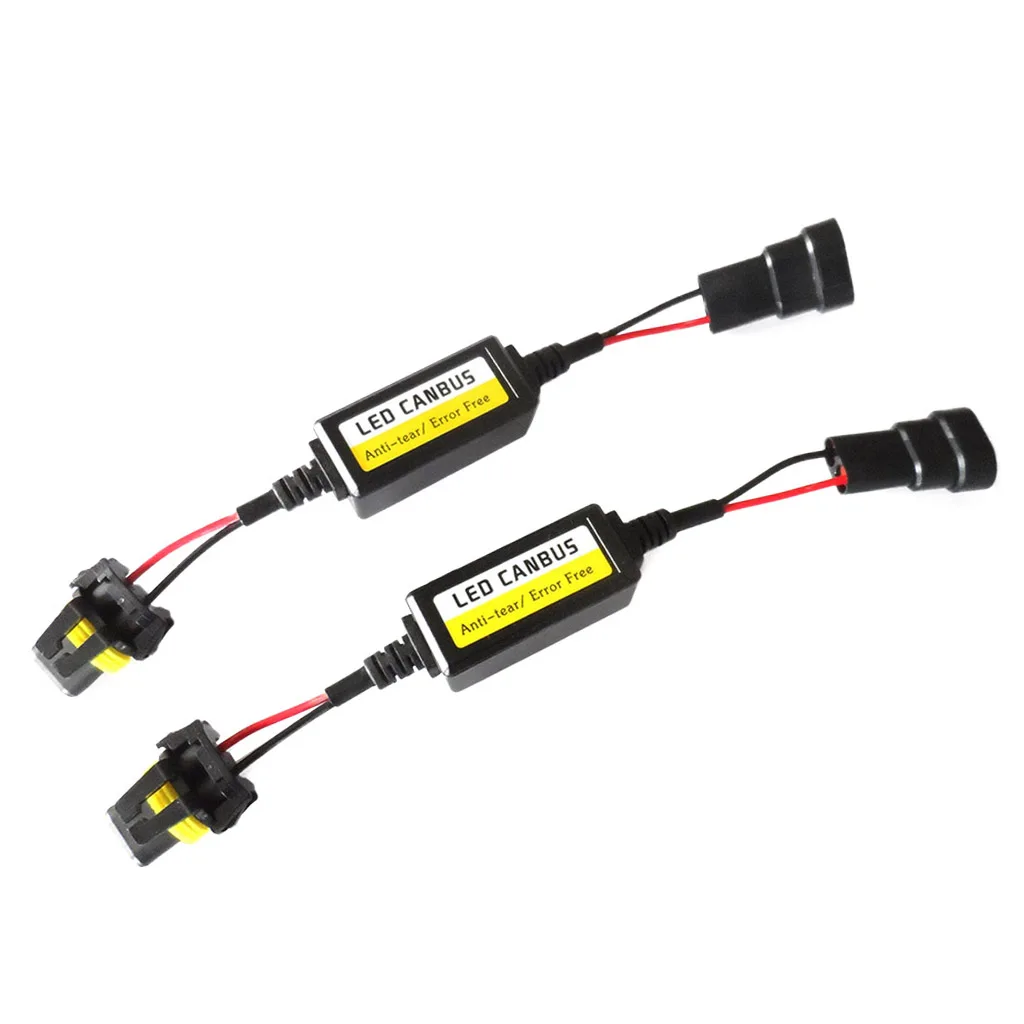 2PCS Car LED Headlight Decoder Radio Audio Anti-interference Error Canceler Filter Car Accessories