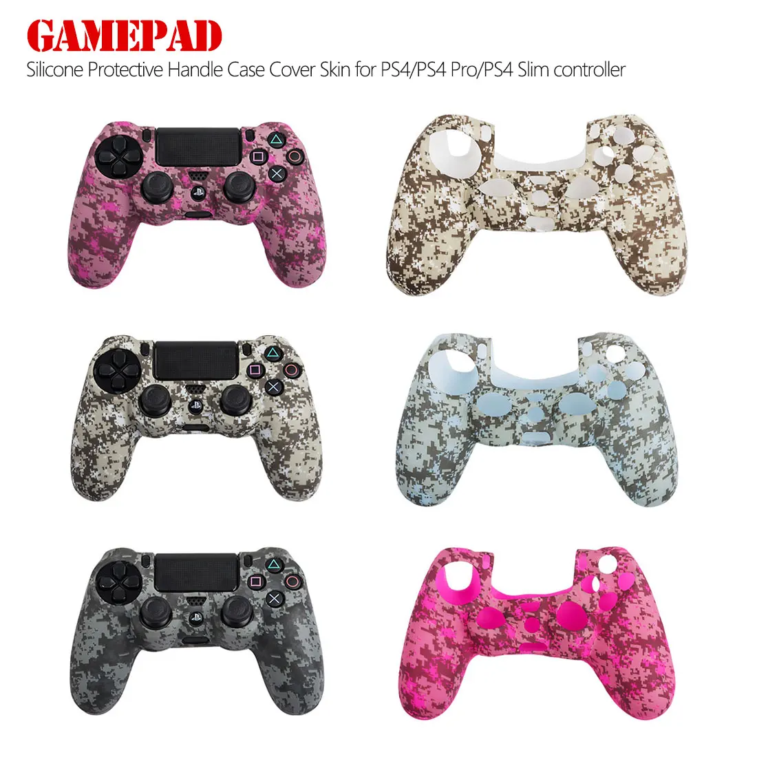 

Protection Case For PS4 Controller Data Frog Soft Silicone Gel Rubber Case Cover For PS4 Pro Slim Gamepad