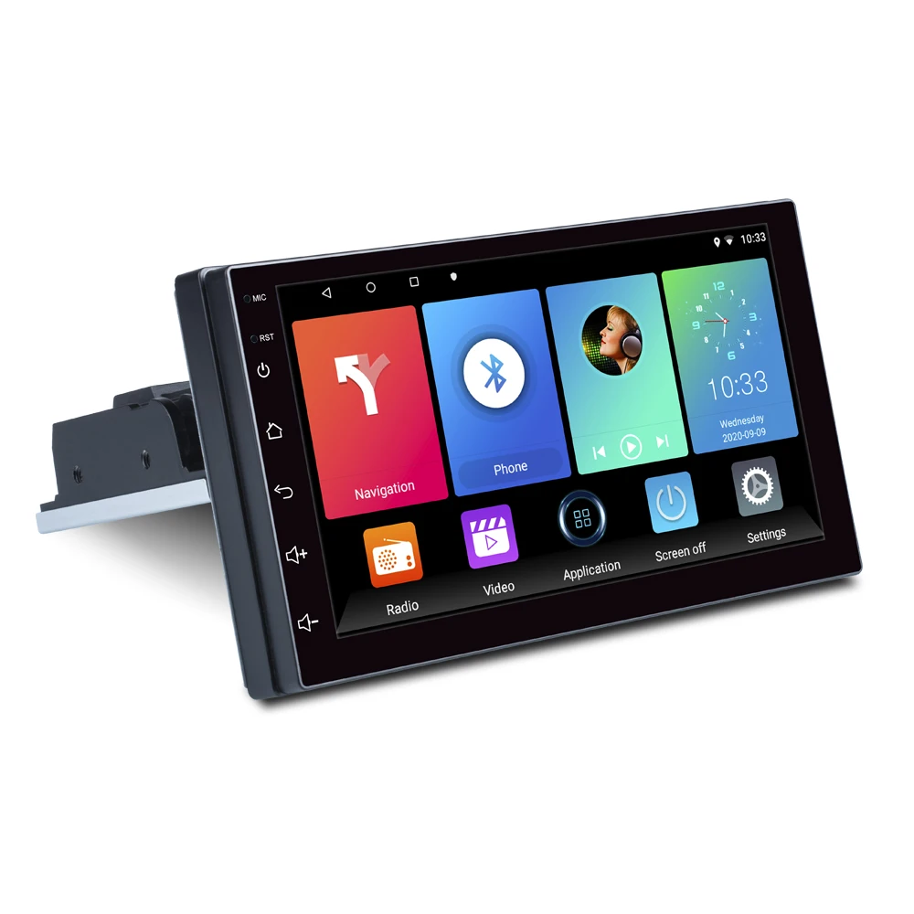 US $103.83 1 DIN Adjustable Car Stereo Radio Android 91 7 Inch Contact Screen FM QuadCore GPS Navigation MP5 Player