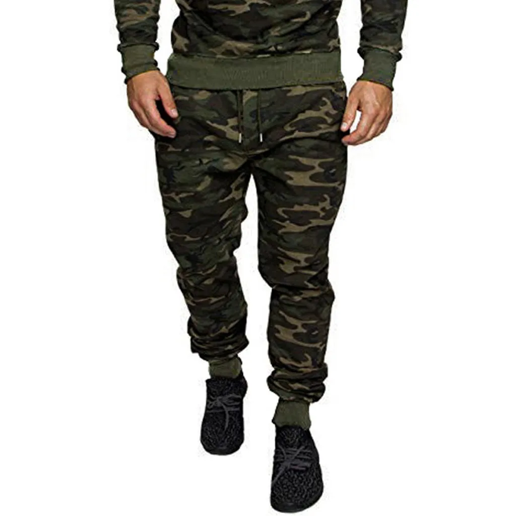 Мужские повседневные брюки Feitong спортивные с прострочкой свободные в стиле хип