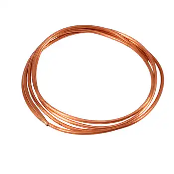 

2M Soft Copper Tube Pipe OD 4mm x ID 3mm for Refrigeration Plumbing Tool Copper Tube for generators busbar cable switchgear