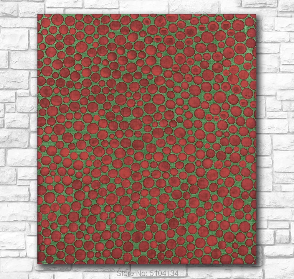 Краска масляная краска настенная художественная ing Yayoi Kusama большая река домашняя