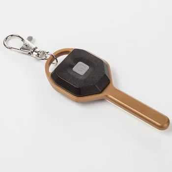 

Small Size ABS LED Flashlight Light Mini Key Shape Key Chain Ring Keychain Lamp Torch Emergency Camping Light