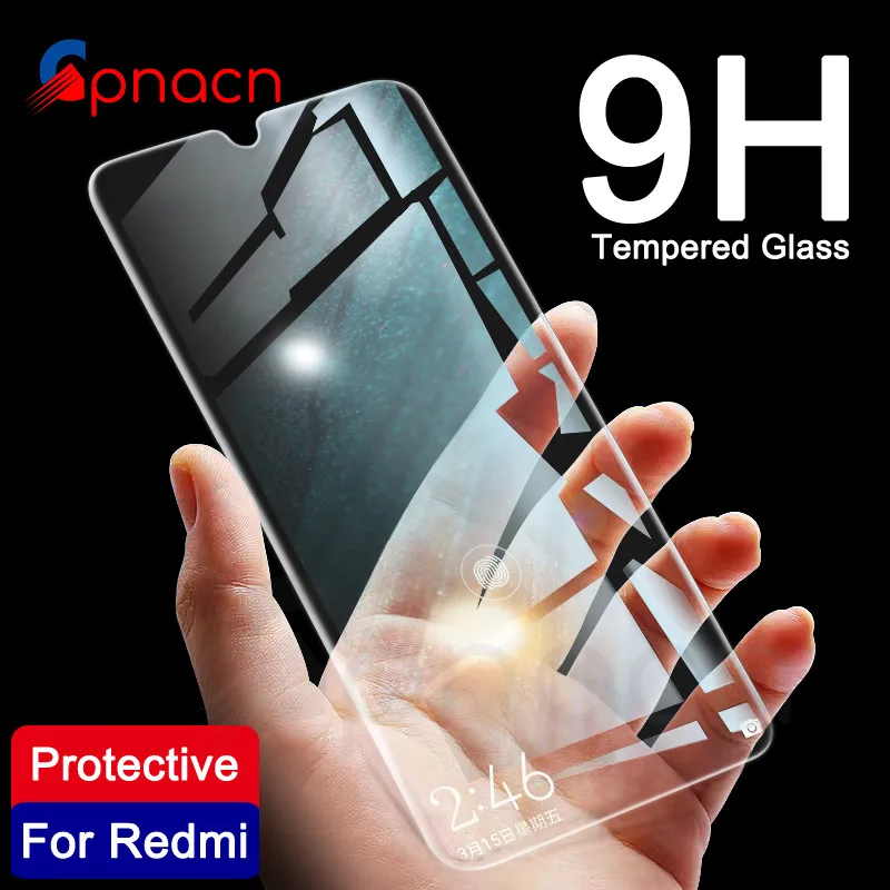 

9H Protective Glass on the For Xiaomi Redmi 7 7A 6 Pro 5A 6A 5 Plus S2 K20 Note 7 6 Pro Screen Protector Tempered Glass Film