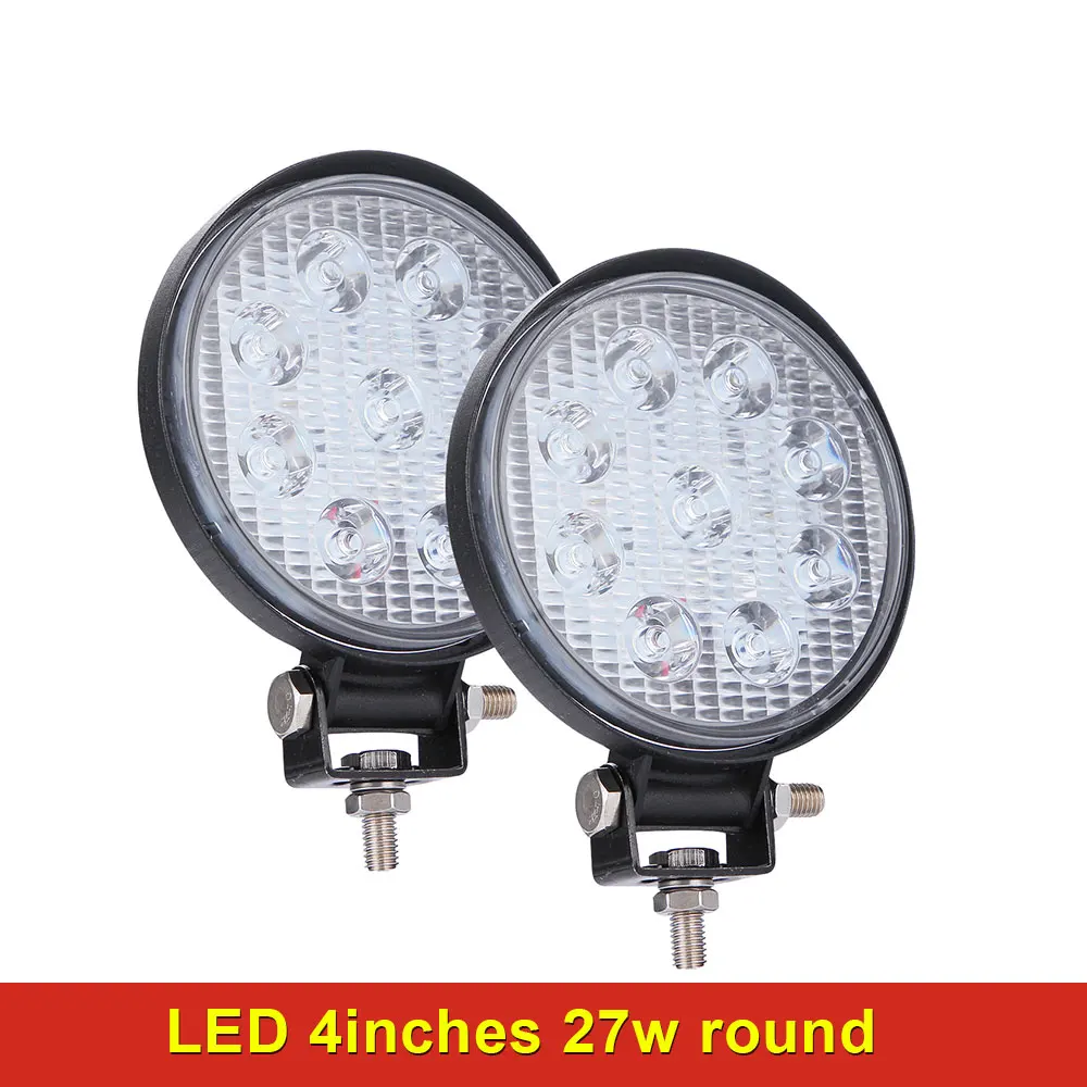 4inch 27W 42W 48W LED Light Bar Spot Car Truck SUV Tractor Offroad LED Spot Beam 12V Spot Flood LED Light Bar Driving Lamp
