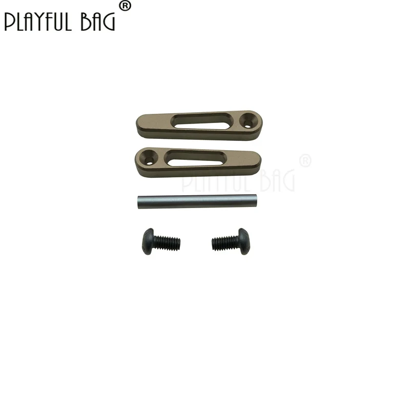 Pin коробка с замком вилка декоративная крышка 556 спортивный замок Универсальный CNC Модернизированный материал полый водяной пулевой пистолет QD02 - Цвет: a   set