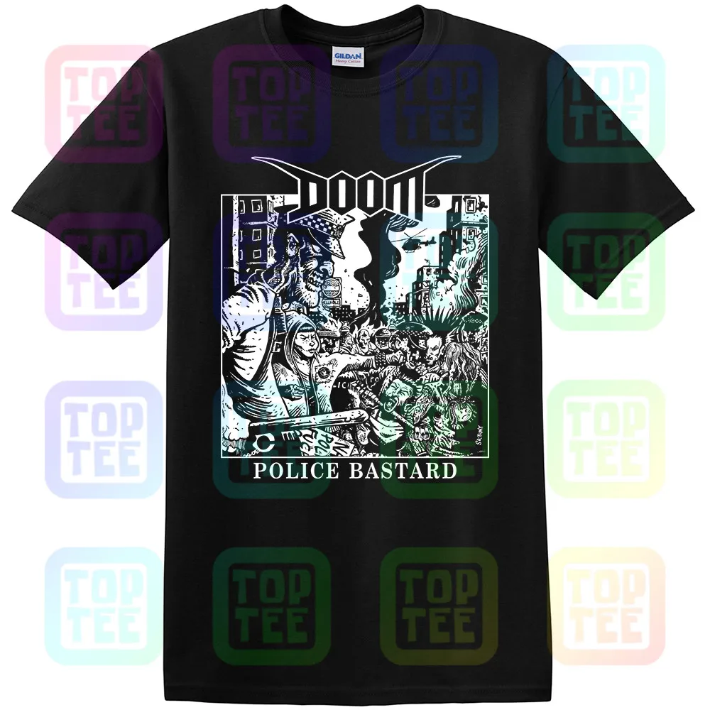 

Doom Police Bastard New Men T-Shirt Crust Punk Grindcore D-Beat