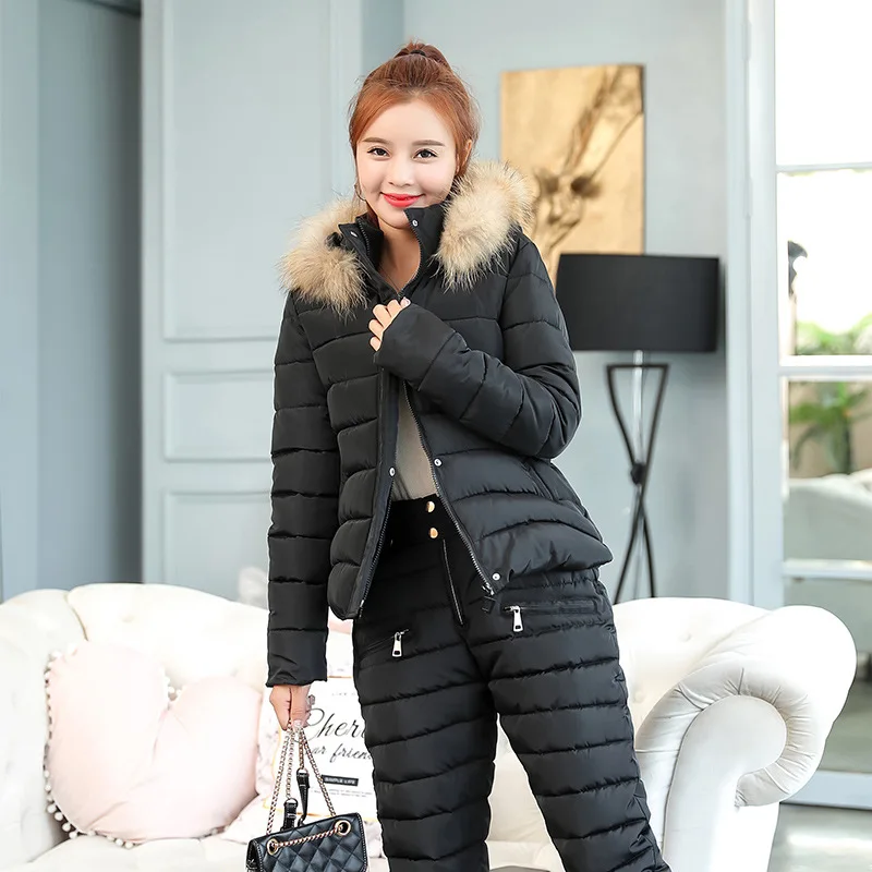 

2019 New Style Cotton-padded Jacket Women's Winter Coat Thick down Jacket Cotton-padded Clothes Short Korean-style Students Two-