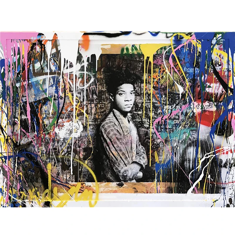 Mr. Brainwash Художественная Картина на холсте уличные граффити стеновые