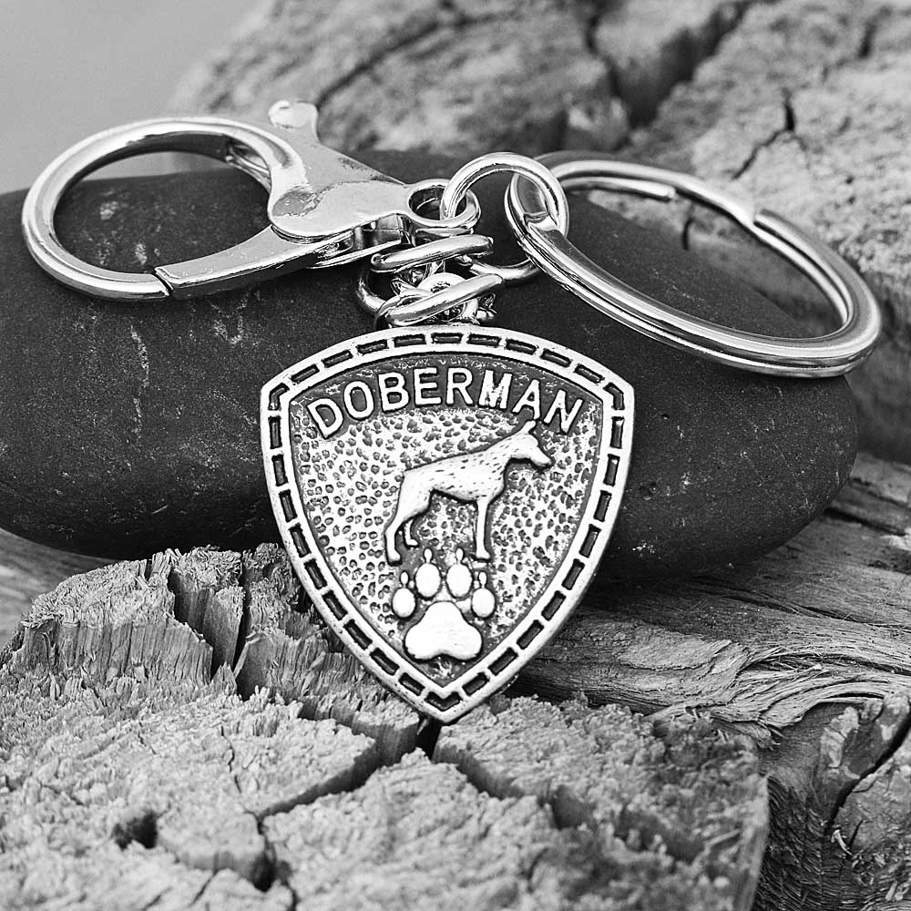 ドーベルマン犬キーホルダーオリジナルペットメモリアルペットチャームジュエリーピンシャーペンダントキーホルダー Key Chains Aliexpress
