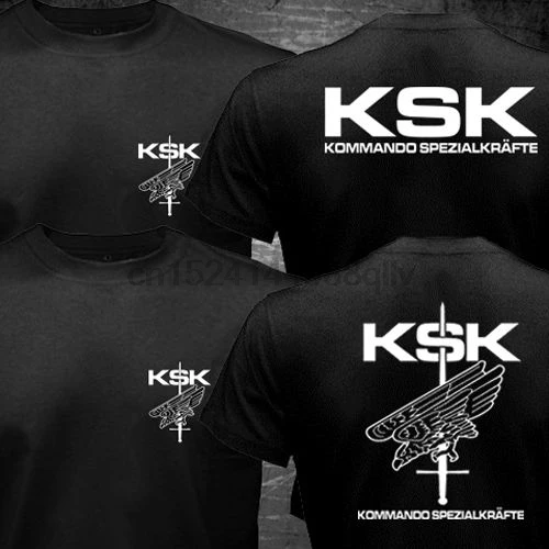 Deutschland Германия спецназ Футболка мужская Ksk армейский боевой Печатный Топ США