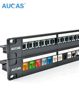 

24 port 48 port Blank patch panel Metal Material Unload Modular Patch panel frame with cable manager bar Unshielded wiring