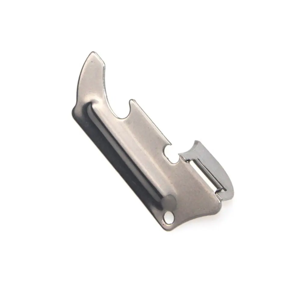 

Polished Stainless Steel Finishwith The Utili-key Stainless Steel Multi-function Can Opener Opener Folding Mini Opener