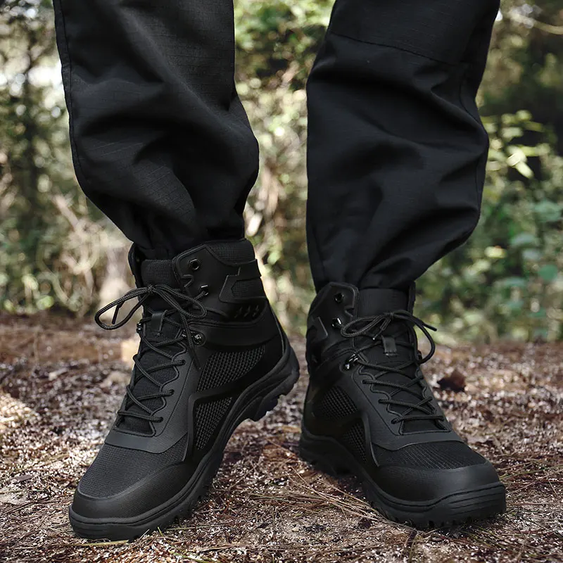  Vastwave Trekking Army Boots Military Boots Men Tactical Boots Zip Army Tactical Desert Combat Boot