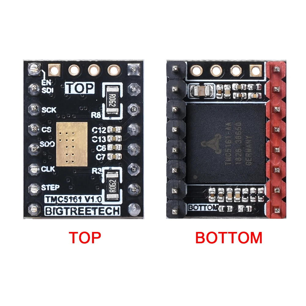 5 шт. TMC2209 TMC2208 UART TMC2130 TMC5160 TMC5161 Драйвер шагового двигателя для 3d принтера плата управления - Цвет: TMC5161 V1.0