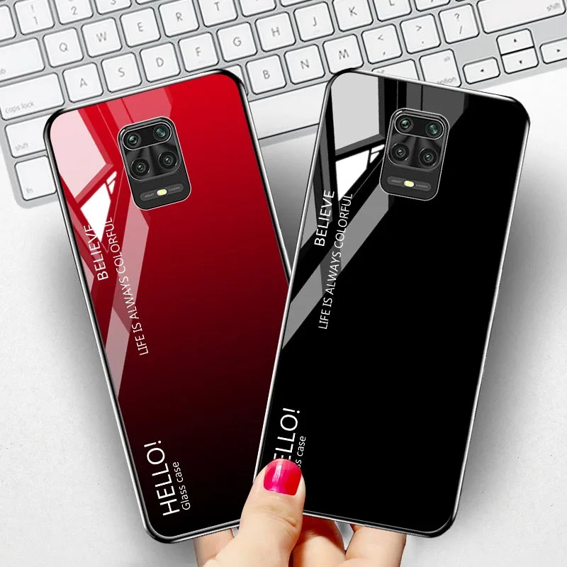 Чехол из закаленного стекла для Xiaomi Redmi Note 9 Pro, чехлы со звездным космическим бампером Xiaomi Redmi Note 9S Note9 Pro Max 8 Pro 8T 8A 10x, чехол|Специальные чехлы| | АлиЭкспресс