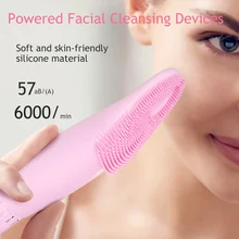 Мягкая силиконовая щетка для очищения лица массажер для лица очищающее средство для лица силиконовая щетка для чистки лица Вибратор массажер для лица