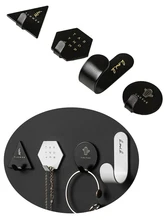 

4PCS Geometric Wall Hooks Self-adhesive Door Wall Hanger Towel Holder Mask Holder Adhesive Hook for Kitchen Bathroom Accessories