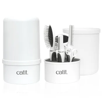 

Pet Hair Grooming Kit Dog Cat Long Hair Short Hair Removal Combs Nail Clippers Massage Combs Pet Hair Cleaning Tools for Dog Cat
