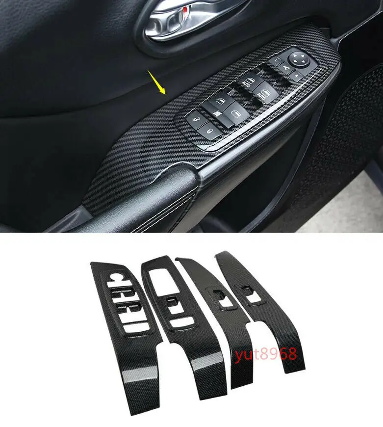 

Накладка на панель переключателя стекла для Jeep Cherokee 2014-2018, 4 шт.
