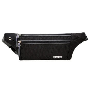 

Waterproof Zipper Waist Bag Morning Exercise Pouch Belt Bum Waist Pouch Zip Bag Fanny Packs