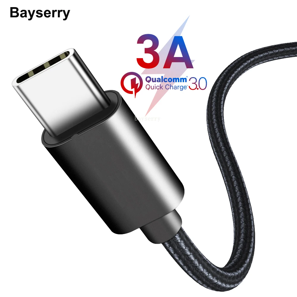 Кабель USB Type C для быстрой зарядки Huawei P30 Xiaomi Mi 9 Redmi Note 8 7 быстрая зарядка 3 0 кабель