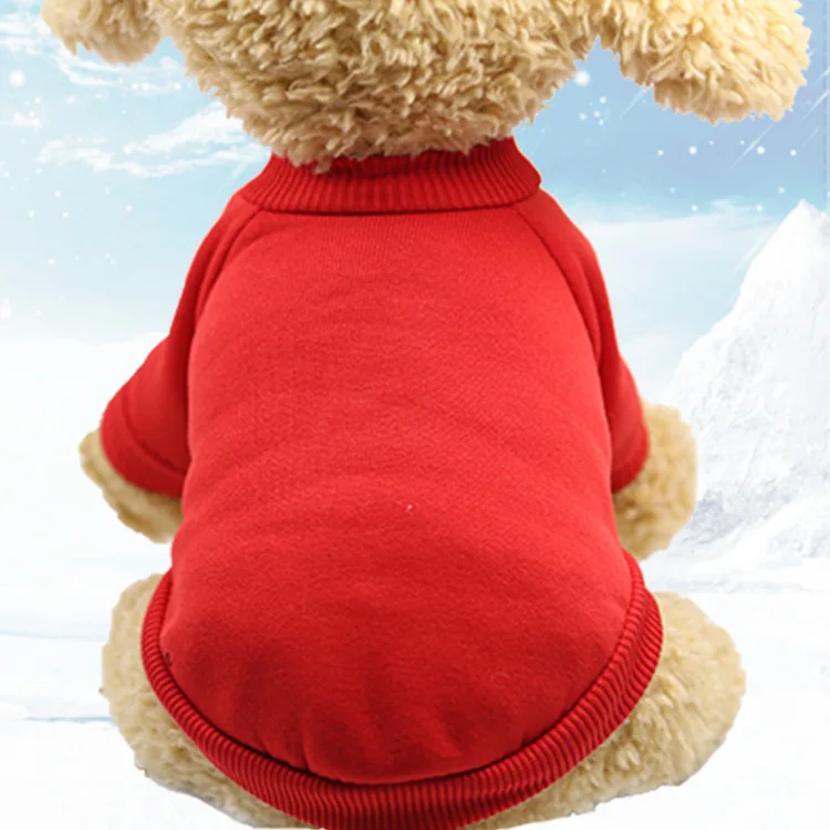 Свитера для собак, одежда для маленьких собак, мягкий кашемировый материал, Тедди, чихуахуа, зимняя теплая одежда, свитер для кошек, собак, одежда, куртка - Цвет: red