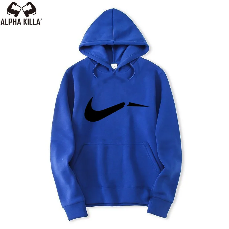 2019 High Quality Spring And Autumn Solid Color Printing Pattern Men's Hoodie Street Casual Hoodie
