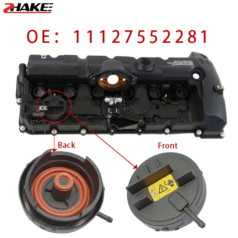 BMW N51 N52N Valve Cover Genuine BMW 11127552281 ubicaciondepersonas