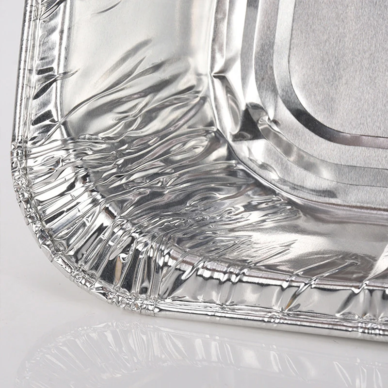 Boîte Rectangulaire Jetable En Aluminium Avec Couvercle - 200 Ml - Pour La Cuisson, La Préparation Des Repas, Etc. - Grille-pain, Four (GD1, Taille Unique