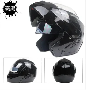 

2020 New Style Modular Full coverage Motorcycle Helmet Flip Full Face DOT Face Helmet Racing Helmet Double lens Racing Helmet