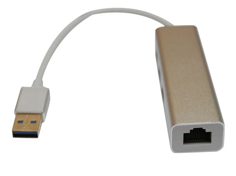 Usb3.0-поворот RJ45 проводной сетевой карты многофункциональный удлинитель концентратора 3 рта USB3.0 алюминиевый концентратор