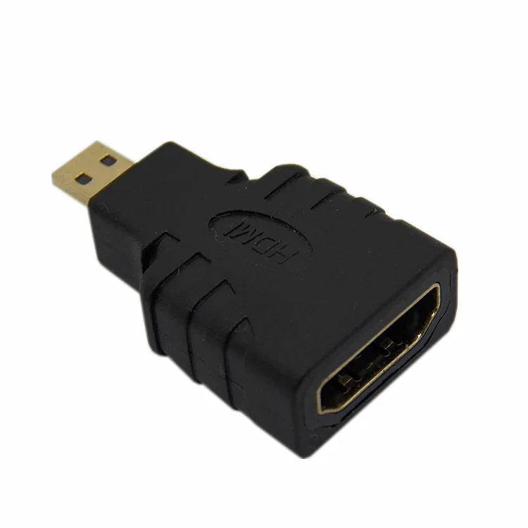 micro hdmi to hdmi HDMI адаптер Micro/Mini HDMI Мужской к HDMI Женский адаптер M/F адаптер разъем для HDTV камеры MP4 MP5 планшета - Цвет: micro hdmi to hdmi