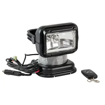 

Remote control floodlight, black housing, halogen, keychain, model 950 sl001absd