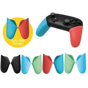 

Anti-Slip Skidproof TPU Soft Hand Grip Replacement Handle Grips for Nintend NS Switch Pro Controller Protective Game Case Shell