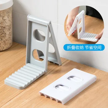 

Creative Organizer Rest Rack Pot Cover Lid Soup Spoon Kitchen Storage Foldable Home