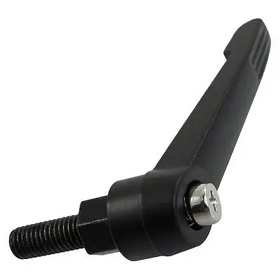 

M8x20mm Threaded Metal Machine Fixing Adjustable Handle Black