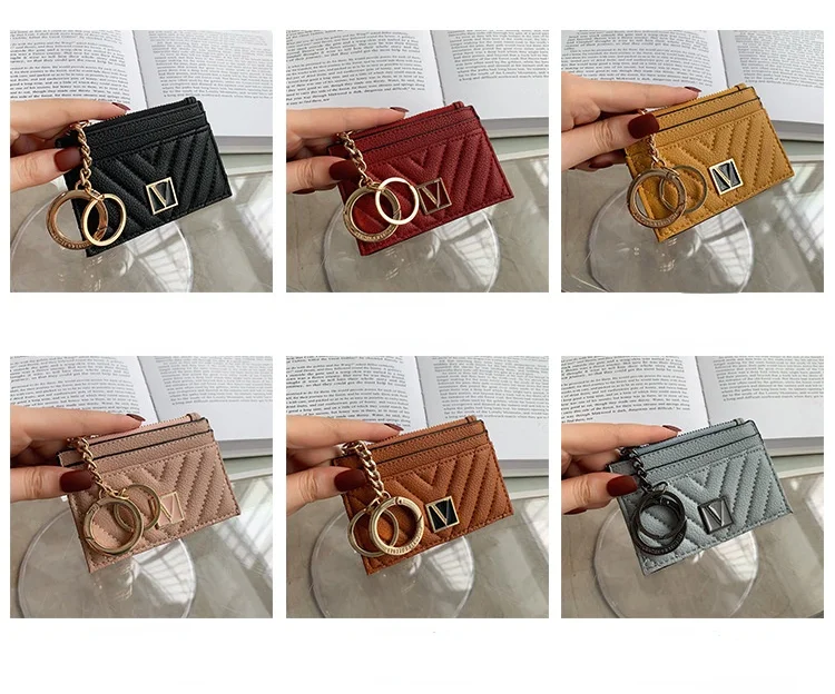 Women Wallet Key Messenger Card Bag Fashion Multi-card Slot Bag Wild Girl Coin Purse wallets for women  halloween purse