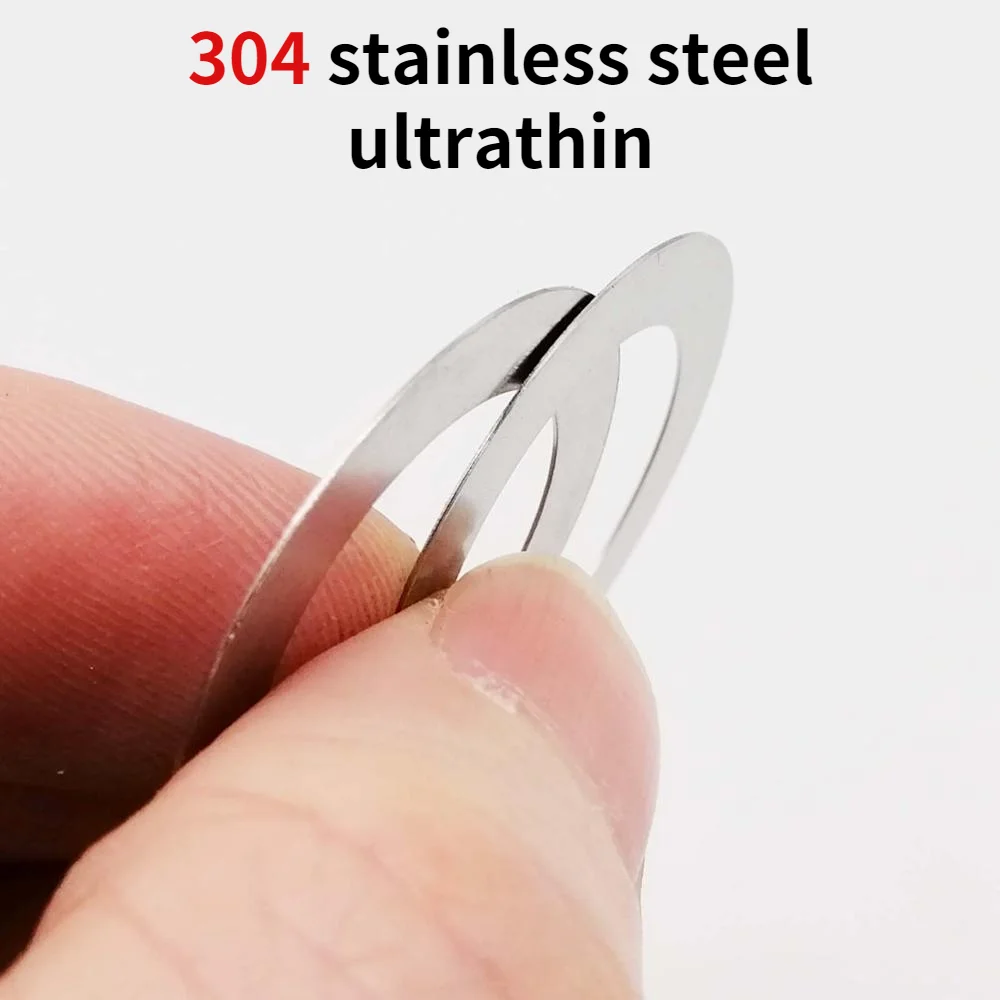 10/50X M2-M40 Stainless Steel Ultra Thin Flat Washer Ultrathin Shim Plain Gasket 