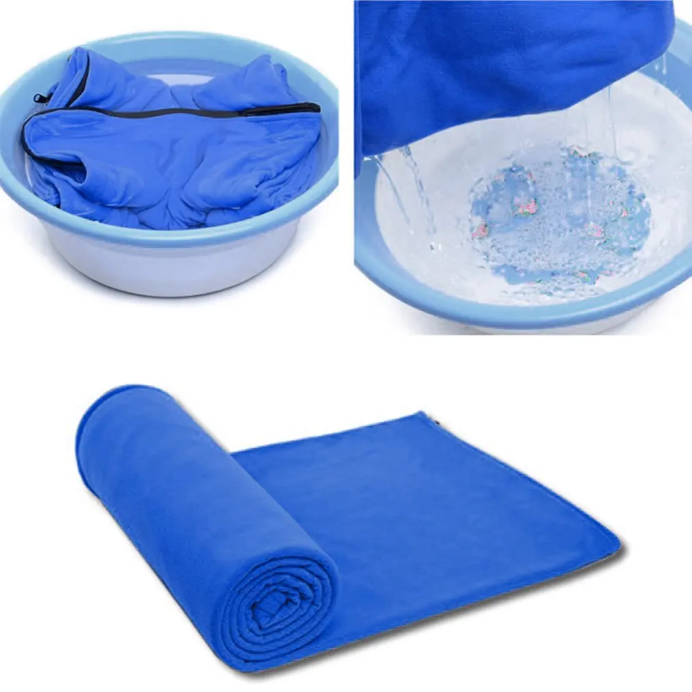 Флисовый спальный мешок-конверт, легкий износостойкий спальный мешок для путешествий, кемпинга, зимний теплый флисовый спальный мешок