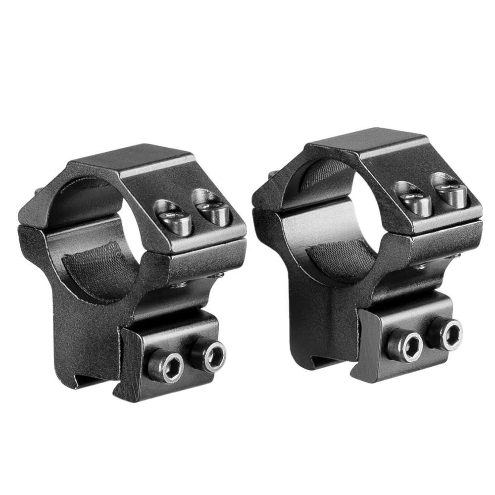 2PCS Rifle Scope Ring Mount 25.4mm/30mm 11mm/20mm Picatinny Dovetail Rail Hunting