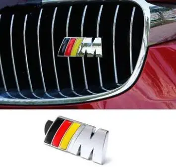 M grill Эмблема на решетку радиатора логотип для M дизайн для M3 sport 320 328 и General edition/M5 2009- логотип решетки abs; Гальваническое покрытие - Название цвета: M grill