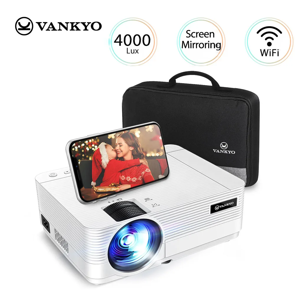 VANKYO Leisure 470 Mini HD Projector 1080P WiFi Synchronize Smart Phone