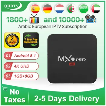 

Leadcool MX9 Pro Smart tv IPTV Subscription Portugal TV Box Android 8.1 ddr3 8gb Arabic Code IPTV M3U Spain 1 Year Morocco IP TV
