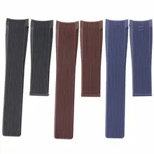 Черный синий коричневый 24 мм спортивный силиконовый ремешок для дайвинга для TAG Heuer сменный Браслет AQUARACER серии Ремешки для наручных часов ремень