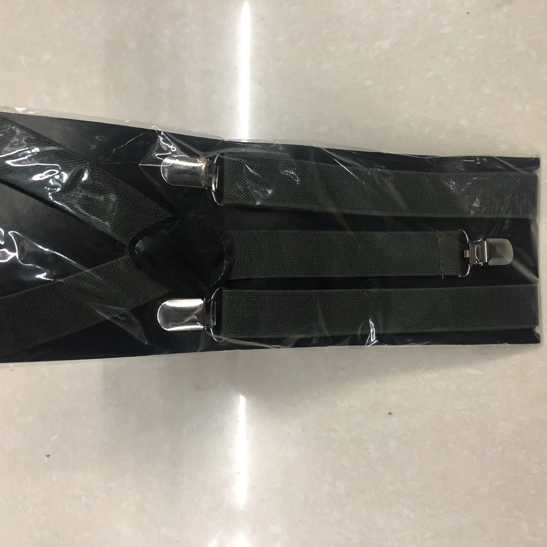 Army green Регулируемая эластичная Подвеска для взрослых, ремни унисекс, для женщин и мужчин, y-образная эластичная застежка, подтяжки, 3 зажима, подтяжки для брюк - Цвет: Army green